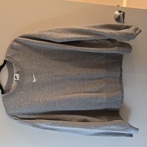 Nike cropped crew neck sweatshirt